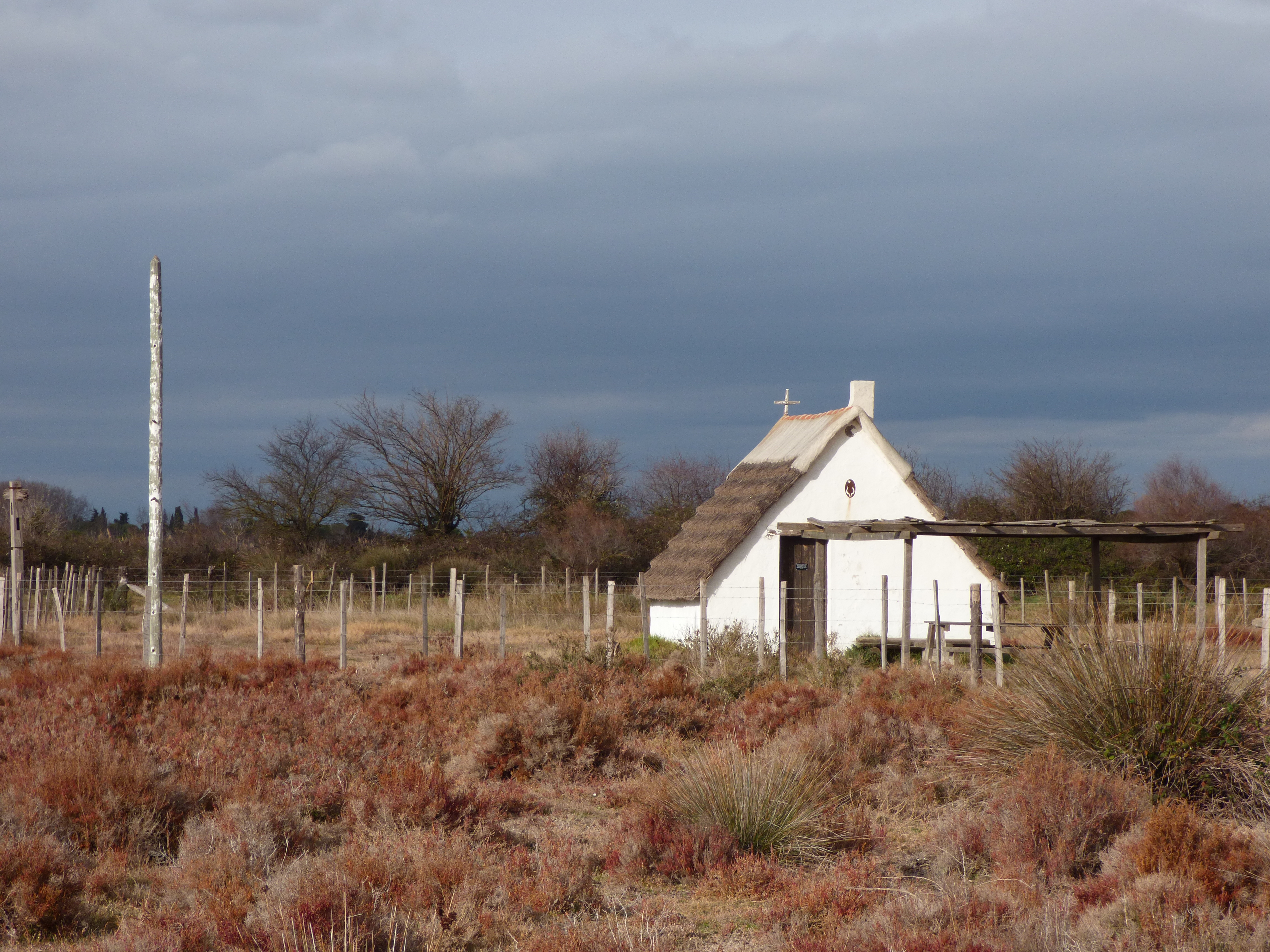 cabane en hiver